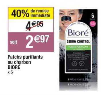 Patsch Purifiants Au Charbon Bioré