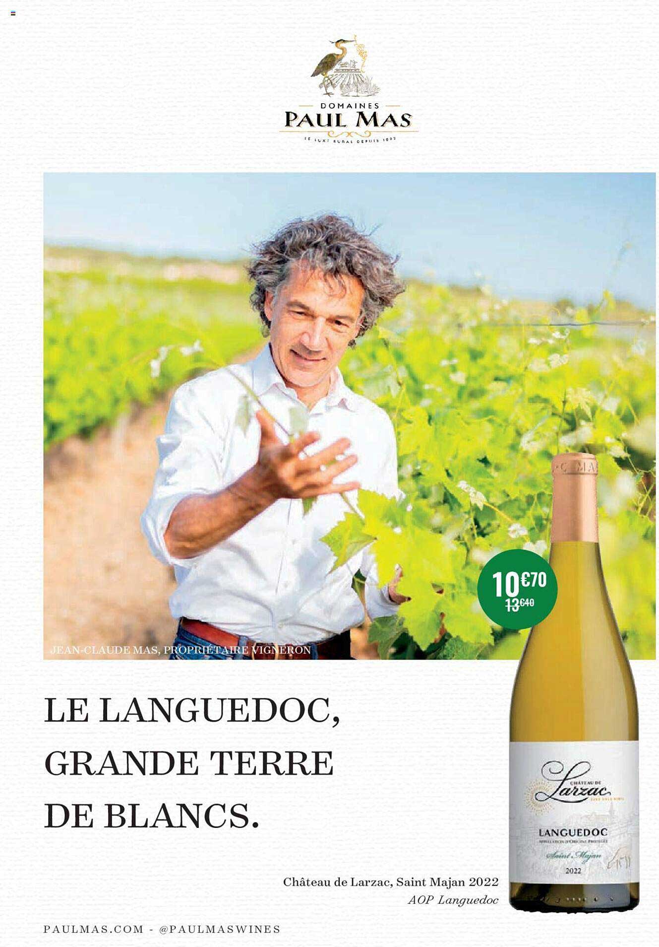 paul mas château de larzac, saint majan 2022