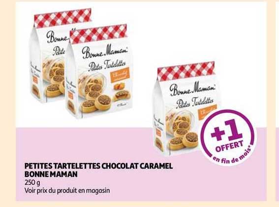 petites tartelettes chocolat caramel bonne maman