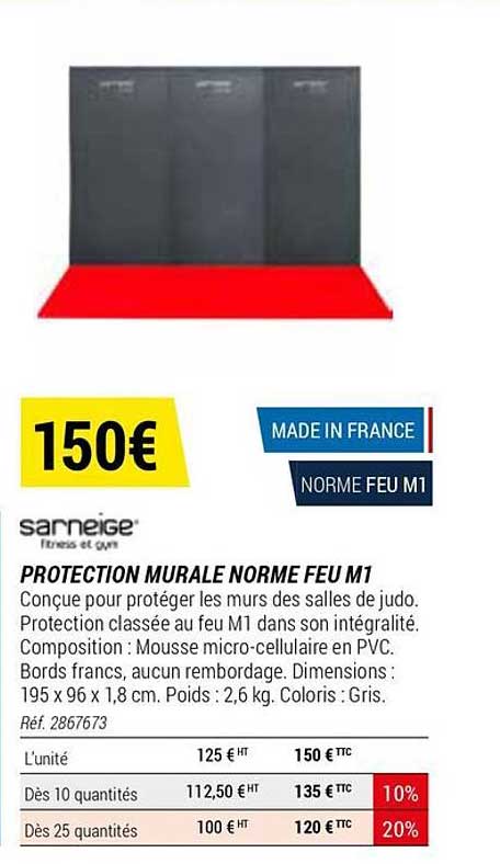 protection murale norme fue m1