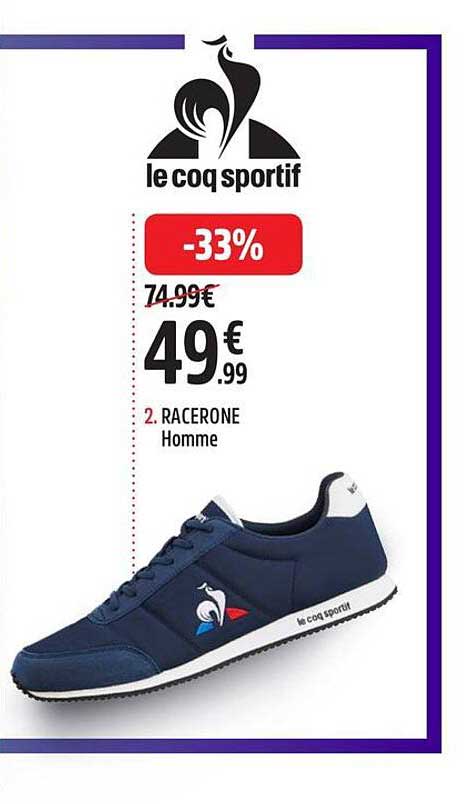 racerone homme le coq sportif