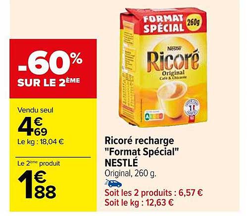ricoré recharge "format spécial" nestlé