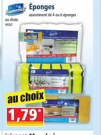 Saubermax éponges