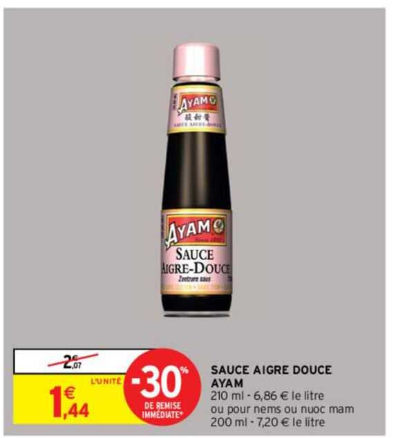 sauce aigre douce ayam