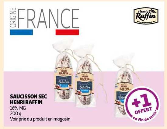 saucisson sec henri raffin