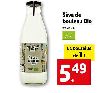 sève de bouleau bio