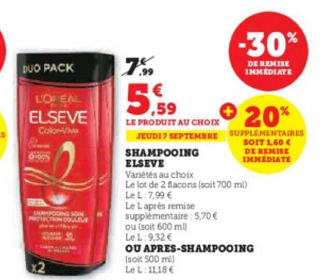 shampooing elsève ou après-shampooing