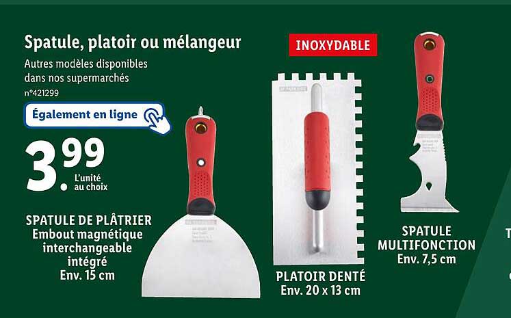 Spatule  Platoir Ou Mélangeur