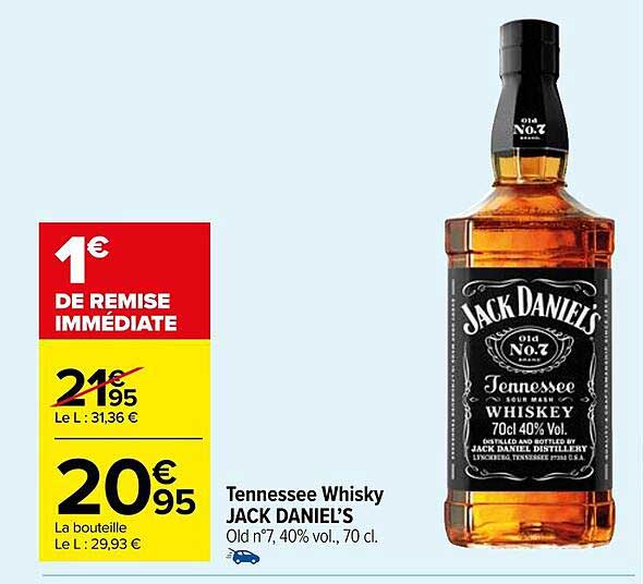 tennessee whisky jack daniel's