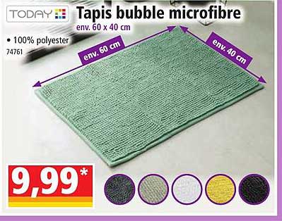today tapis bubble microfibre