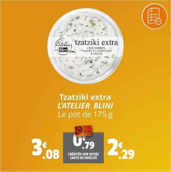tzatziki extra l'atelier blini