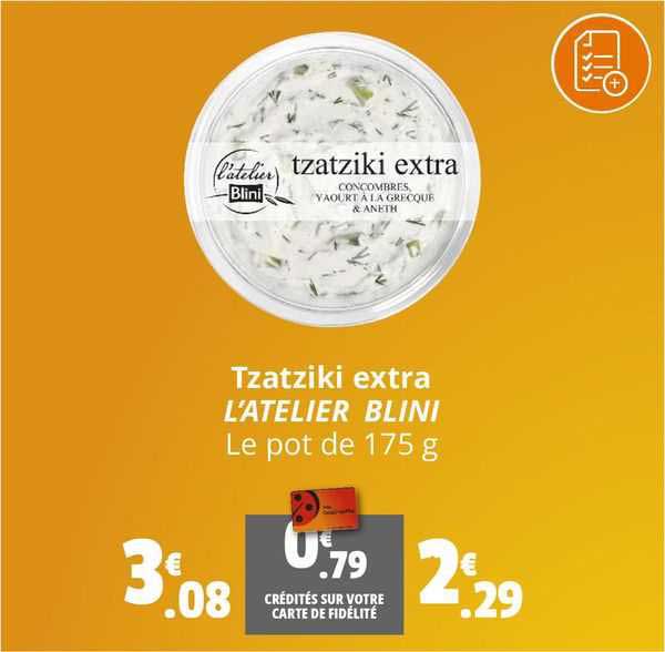 tzatziki extra l'atelier blini