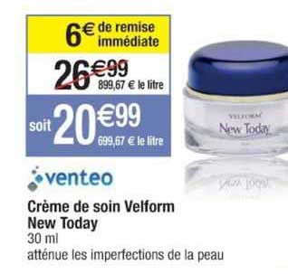 venteo crème de soin velform new today