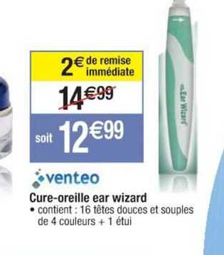 venteo cure-oreille ear wizard