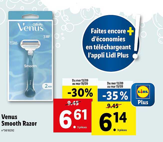 venus smooth razor
