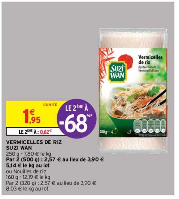 vermicelles de riz suzi wan