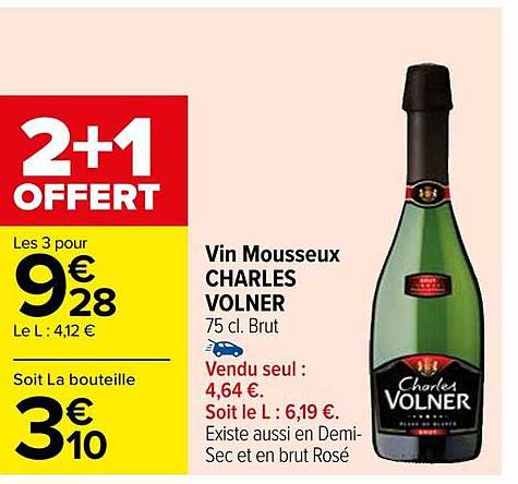 vin mousseux charles volner
