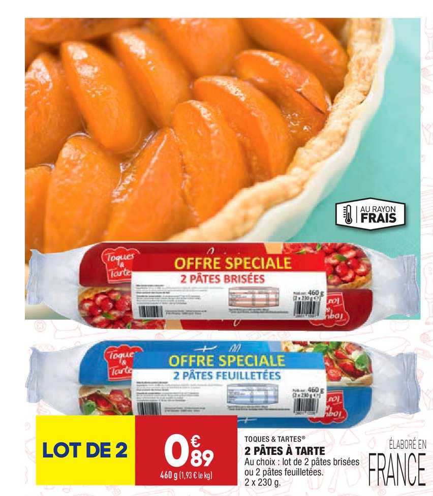 2 Pâtes à Tarte Toques & Tartes