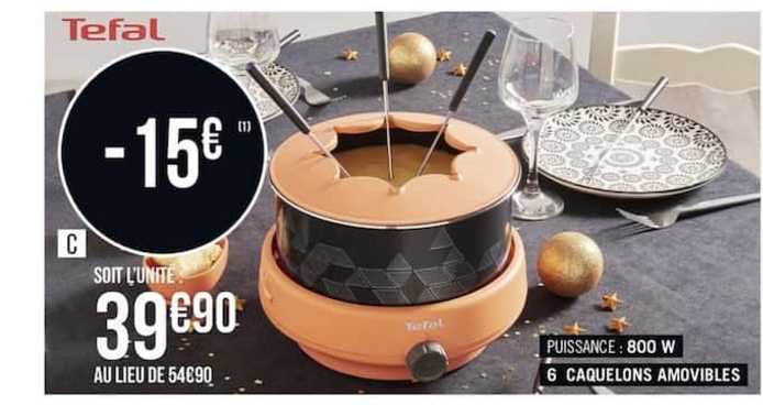 6 caquelons amoviles tefal