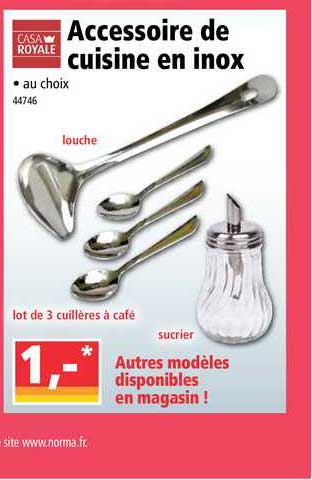 Accessoire De Cuisine En Inox Casa Royale