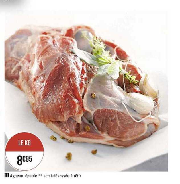 agneau épaule semi désossée à rôtir