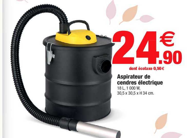 aspirateur de cendres électrique