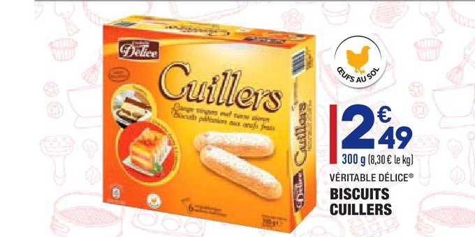 biscuits cuillers véritable délice