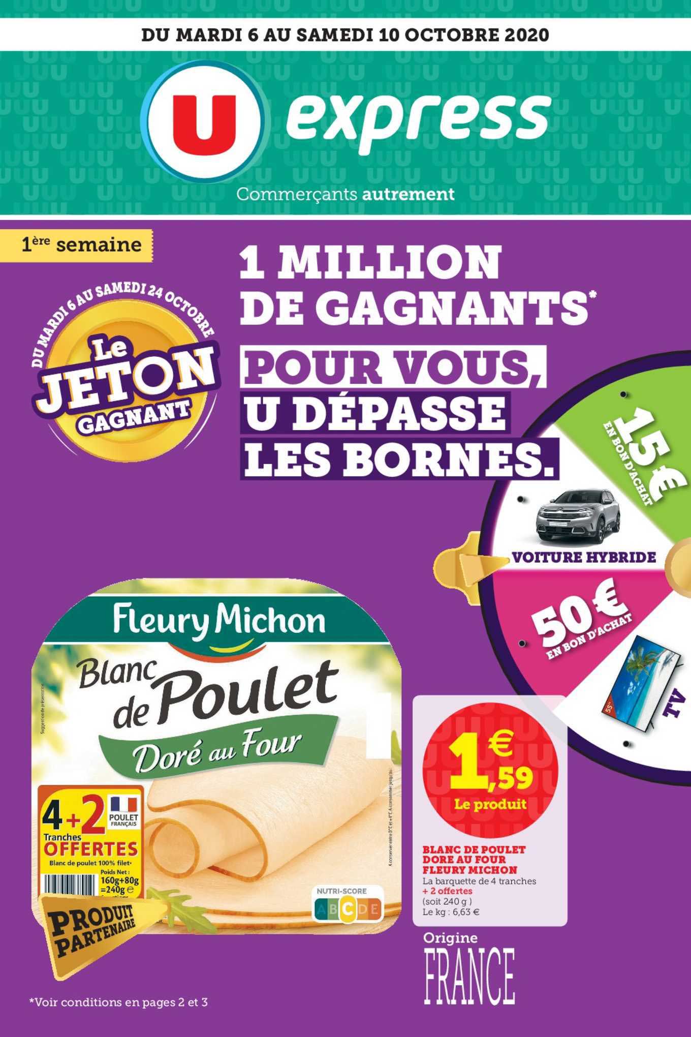 blanc de poulet doré au four fleury michon