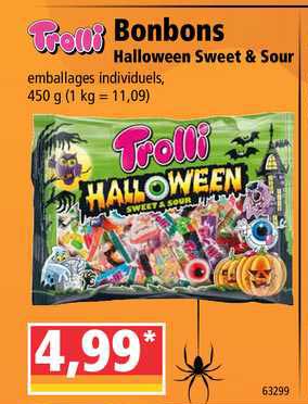 bonbons halloween sweet & sour trolli