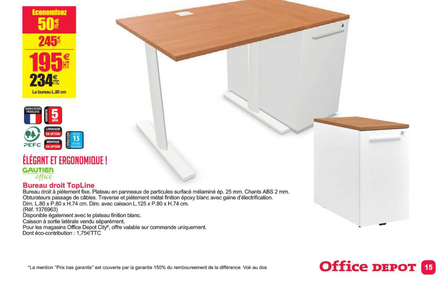 bureau droit topline gautier office