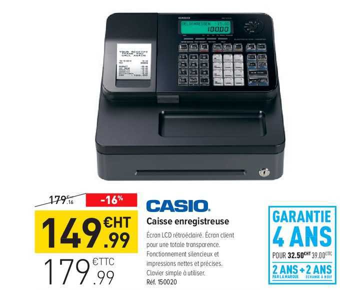 Caisse Enregistreuse Casio