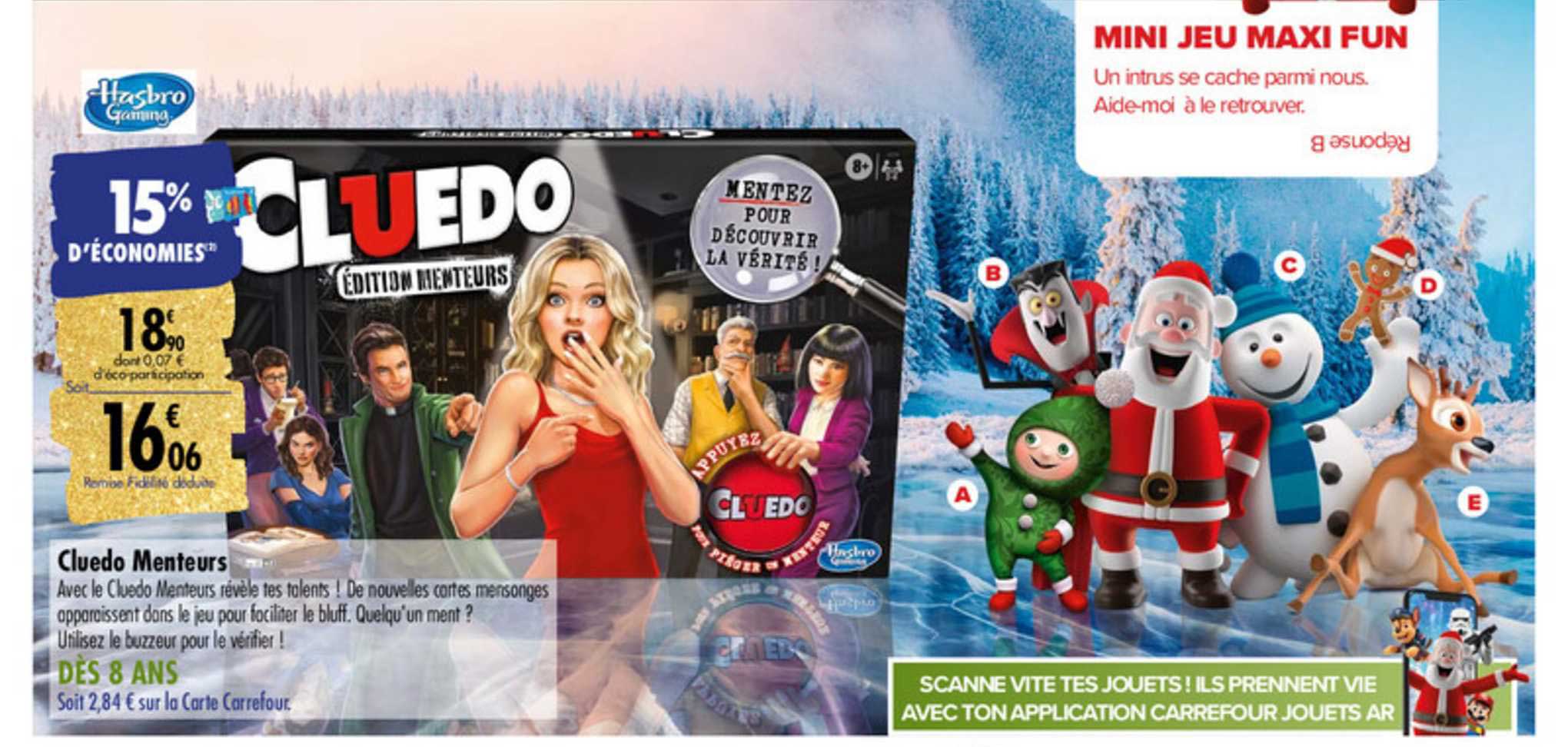 cluedo menteurs hasbro gaming