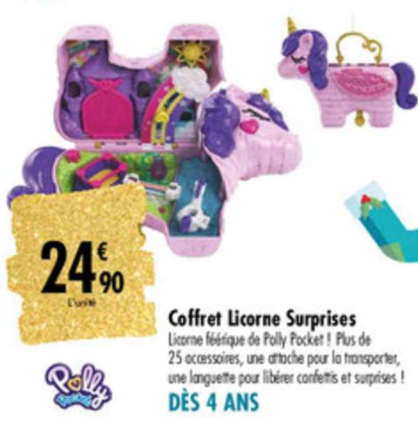 coffret licorne suprises polly