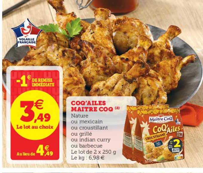 Coq'ailes Maître Coq