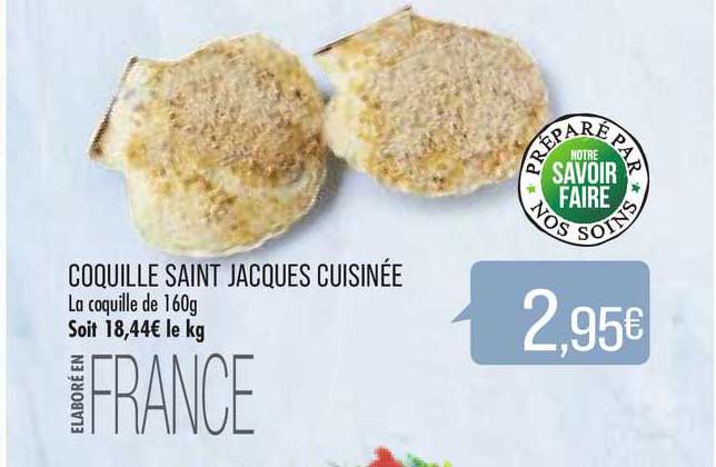 coquille saint jacques cuisinée