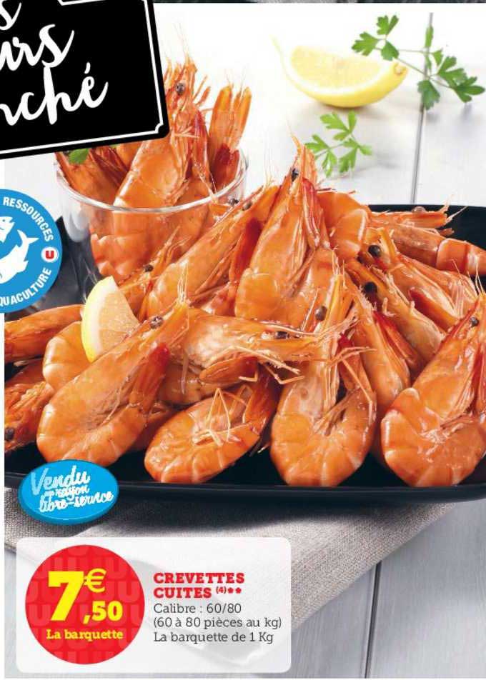 Crevettes Cuites
