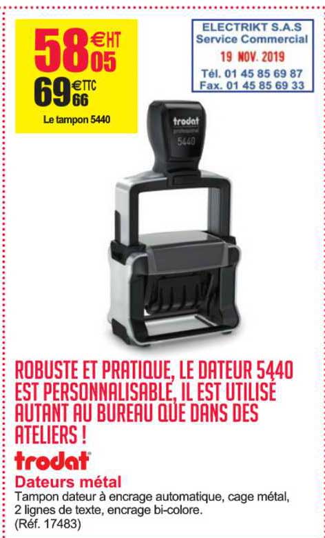 Dateurs Métal Trodat