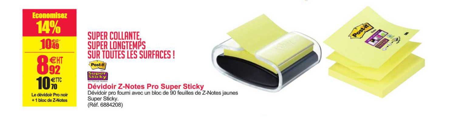 dévidoir z notes pro super sticky post it