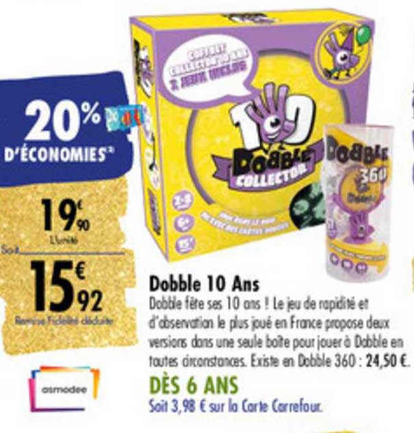 dobble 10 ans asmodee