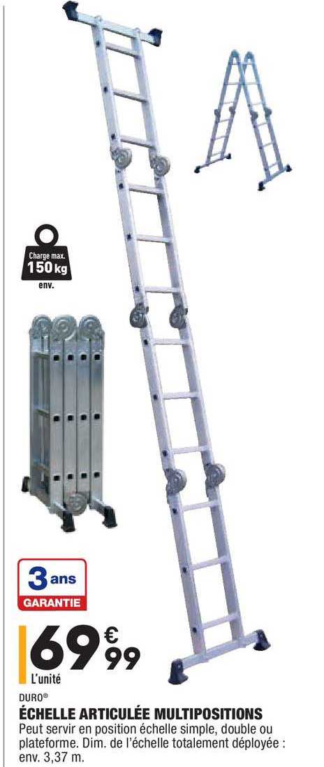échelle Articulée Multipositions Duro