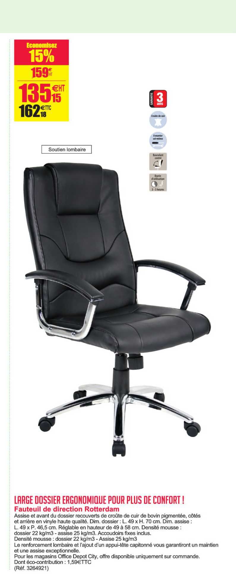 fauteuil de direction rotterdam