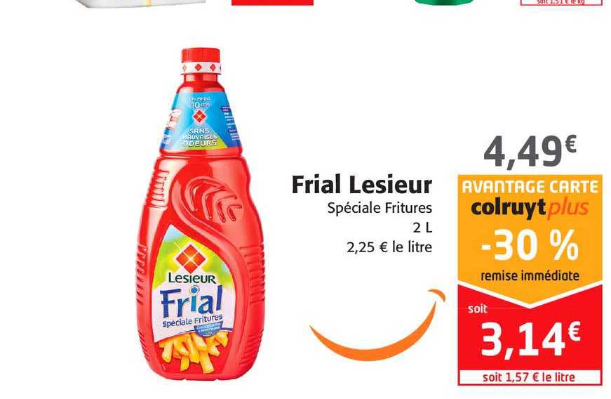frial lesieur -30% remise immédiate