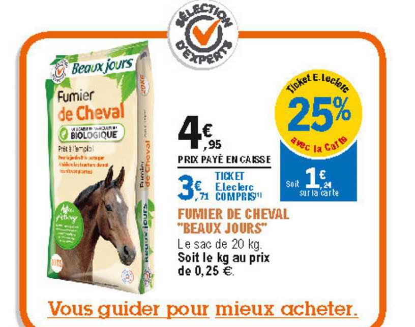 Fumier De Cheval Beaux Jours