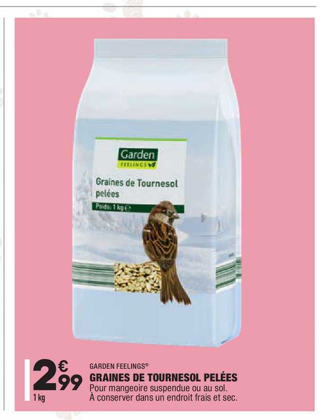 graines de tournesol pelées garden feelings