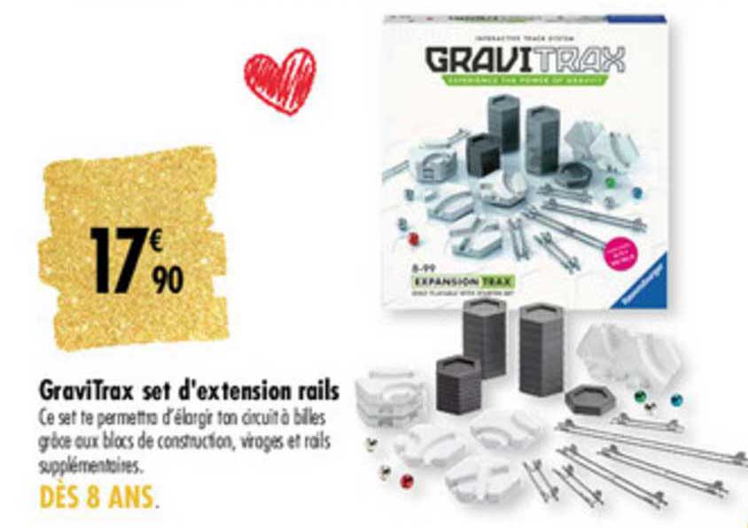 gravitrax set d'extension rails