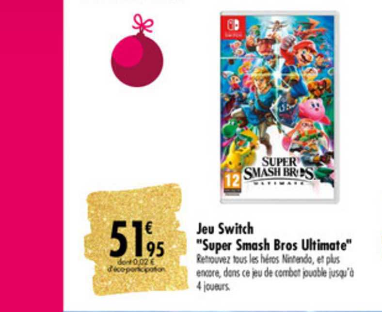 Jeu Switch Super Smash Bros Ultimate