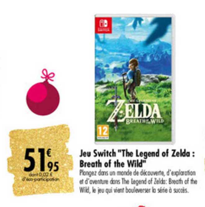 jeu switch the legend of zelda breath of the wild