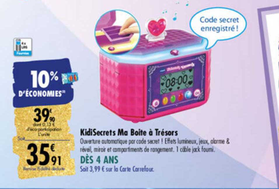 kidisecrets ma boîte à trésors