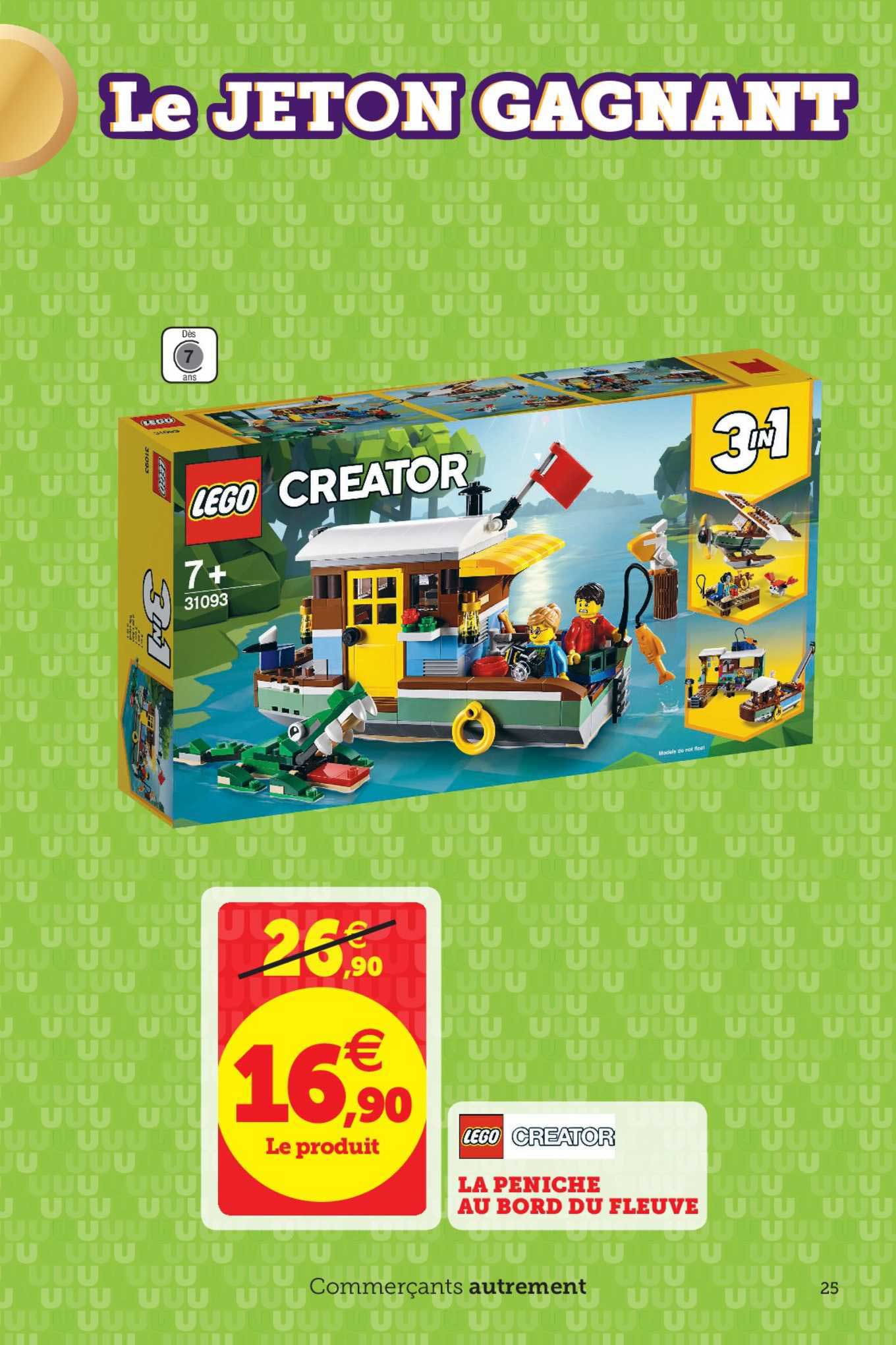 la peniche au bord du fleuve lego creator