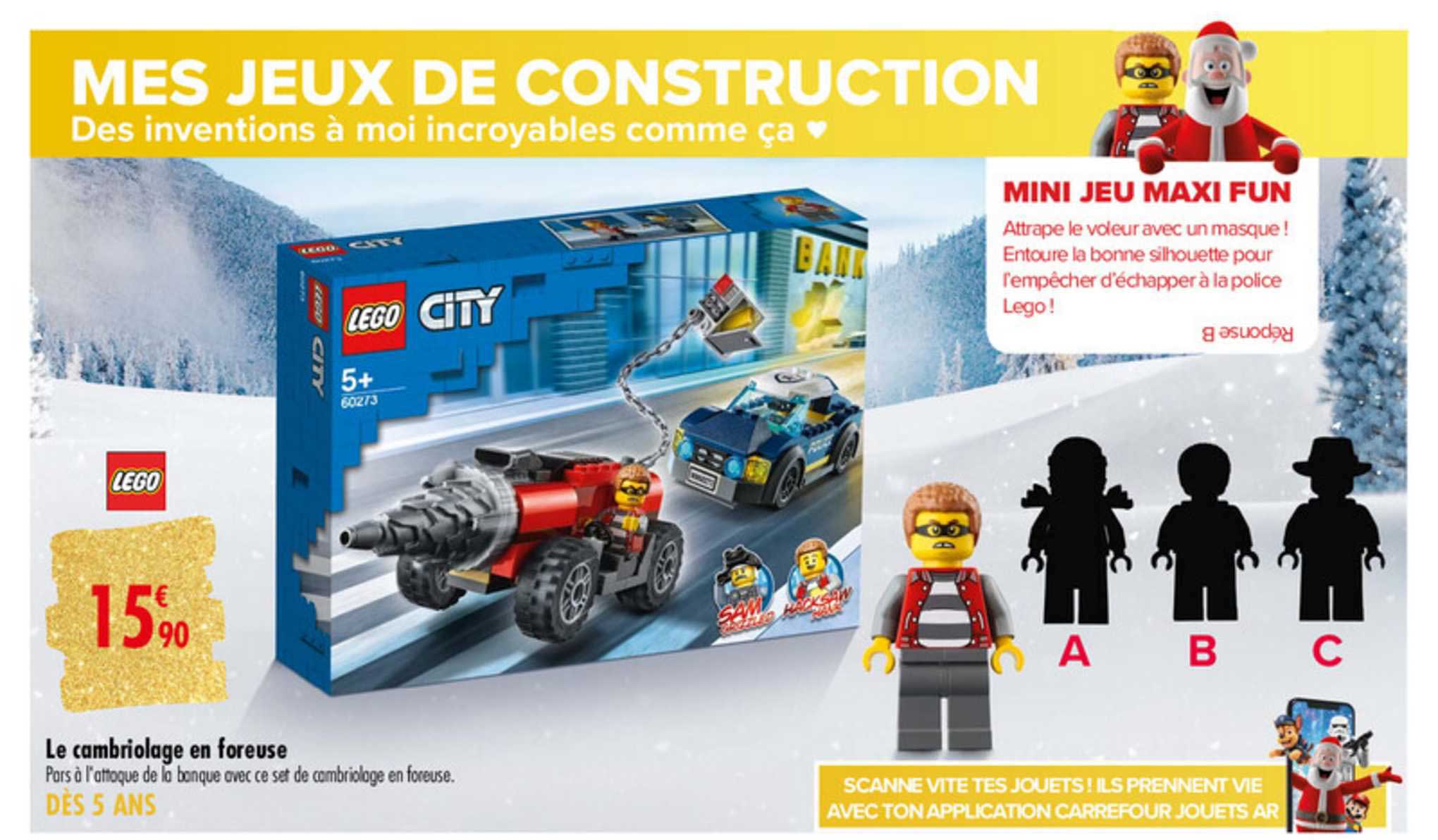 le cambriolage en foreuse lego
